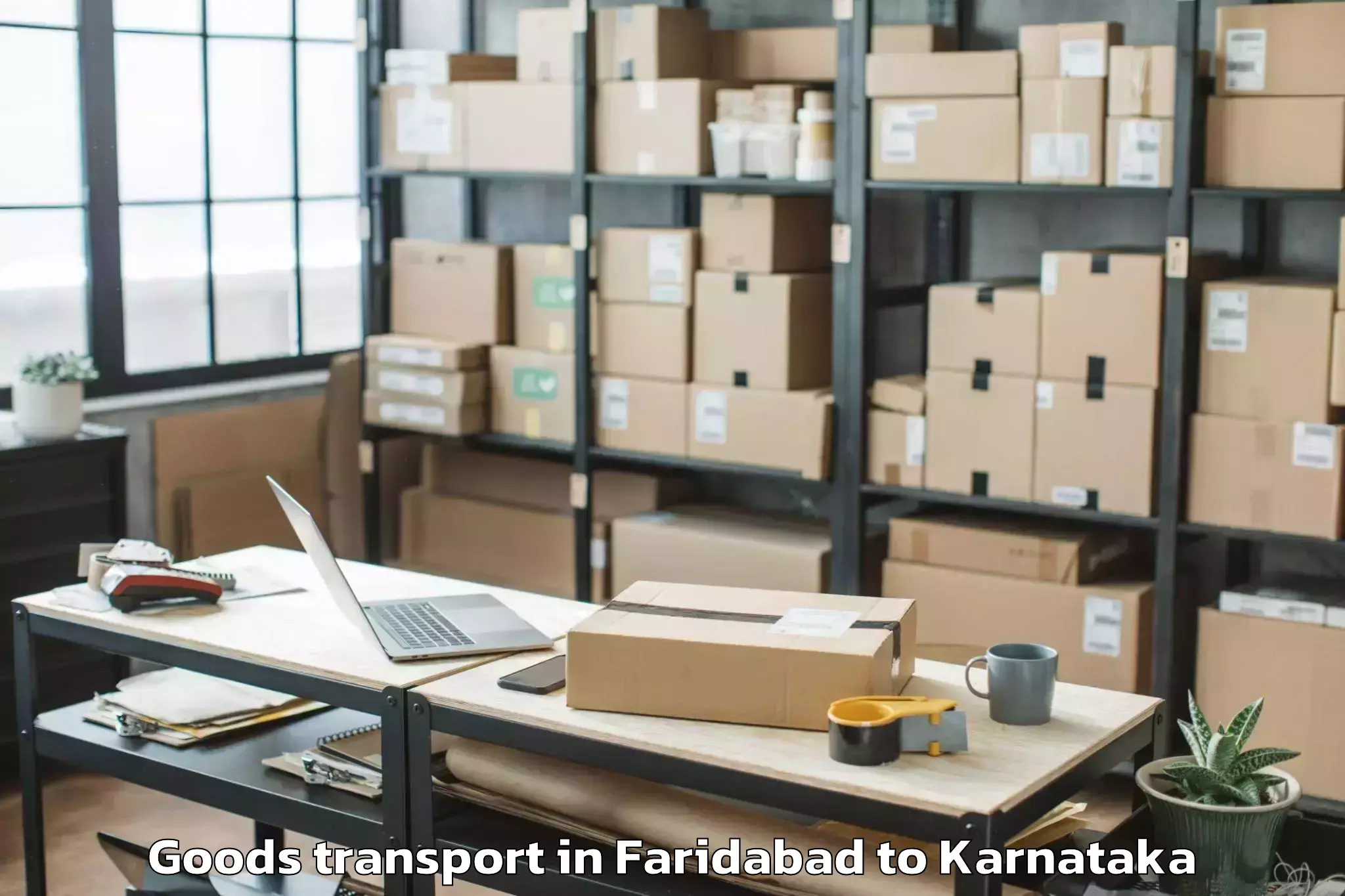 Book Faridabad to Mulgund Goods Transport